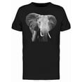thumbnail image 1 of Black,white Elephant Tee Men's -Image by Shutterstock, 1 of 2