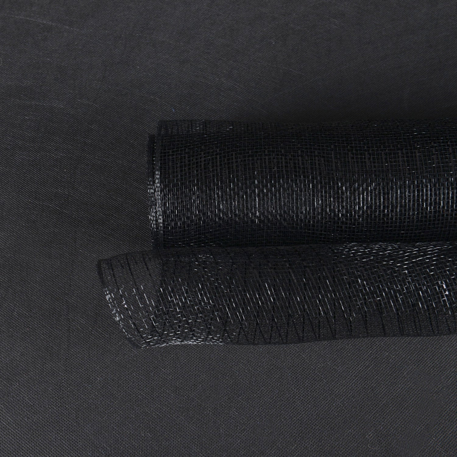 Deco Mesh Wraps Black with Black - Deco Mesh Wrap Metallic Stripes - ( 21 Inch x 10 ...
