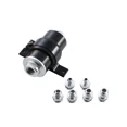 thumbnail image 1 of Black with Clamp-Inline Fuel Filter with Universal Adapter, 100 Micron, 6AN, 8AN, 10AN, 50mm, 1 of 3