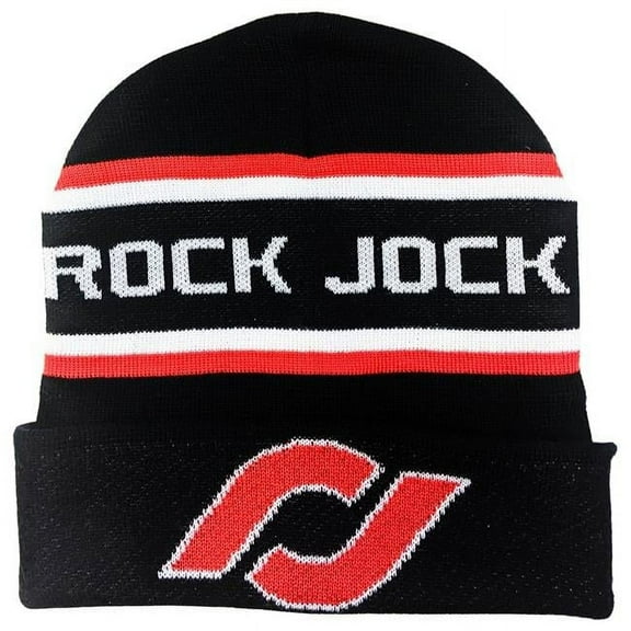 Black with Red & White RJ Logos Hat