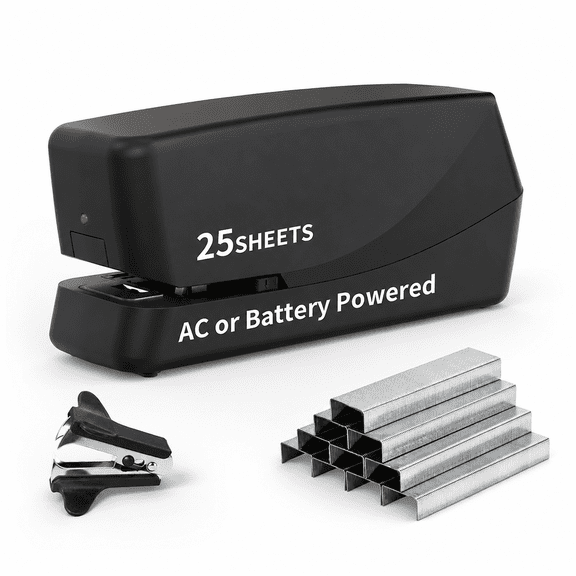 Black2 Electric Desktop Stapler, 25 Sheet Capacity, For Office Home Class