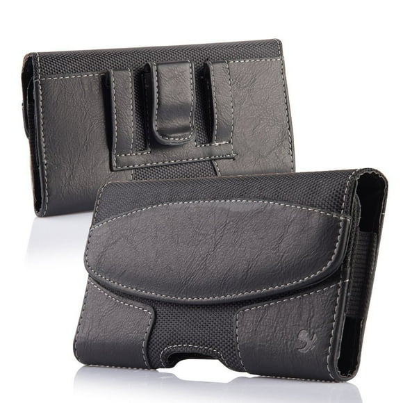 Black5 Horizontal Belt Clip Leather Pouch Case for Samsung Galaxy Ace Style