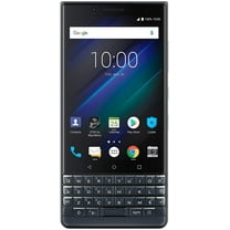 BlackBerry KEY2 LE BBE100-2 64GB Unlocked GSM Android Phone w/ Dual 13MP/5MP Camera - Space Blue/Slate Straight Talk T-Mobile
