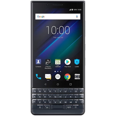 BlackBerry KEY2 LE BBE100-2 64GB Unlocked GSM Android Phone w/ Dual 13MP/5MP Camera - Space Blue/Slate