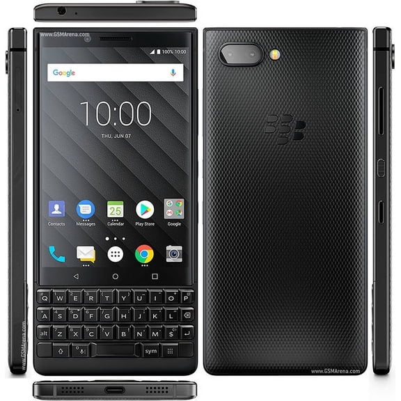 Restored BlackBerry Key2 64GB Black BBF100-2 Unlocked GSM Smartphone (Refurbished)