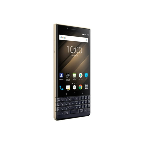 BlackBerry Key2 LE - 4G smartphone - RAM 4 GB / Internal Memory 64 GB - microSD slot - LCD display - 4.5" - 1620 x 1080 pixels - 2x rear cameras 13 MP, 5 MP - front camera 8 MP - champagne