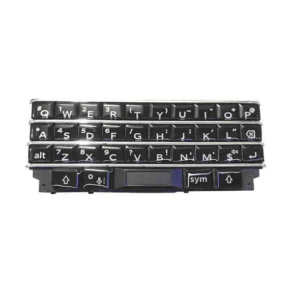 BlackBerry Keyone DTEK70 BBB100-1 English Keyboard Keypad With Flex Replacement - Silver