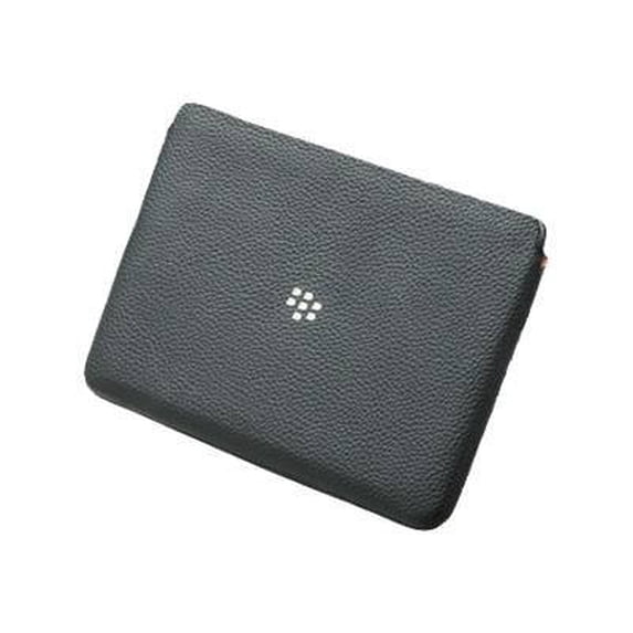 BlackBerry Leather Sleeve - Protective sleeve for tablet - leather - black - for PlayBook