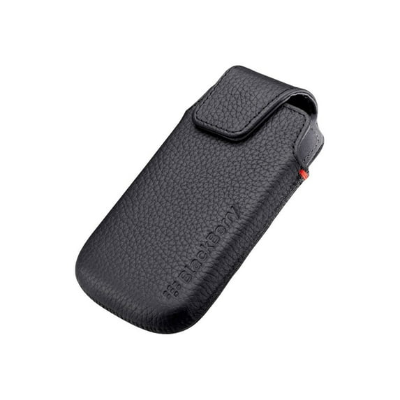 Genuine Blackberry Black Leather Swivel Holster Torch 9850 9860 ACC-38960-201