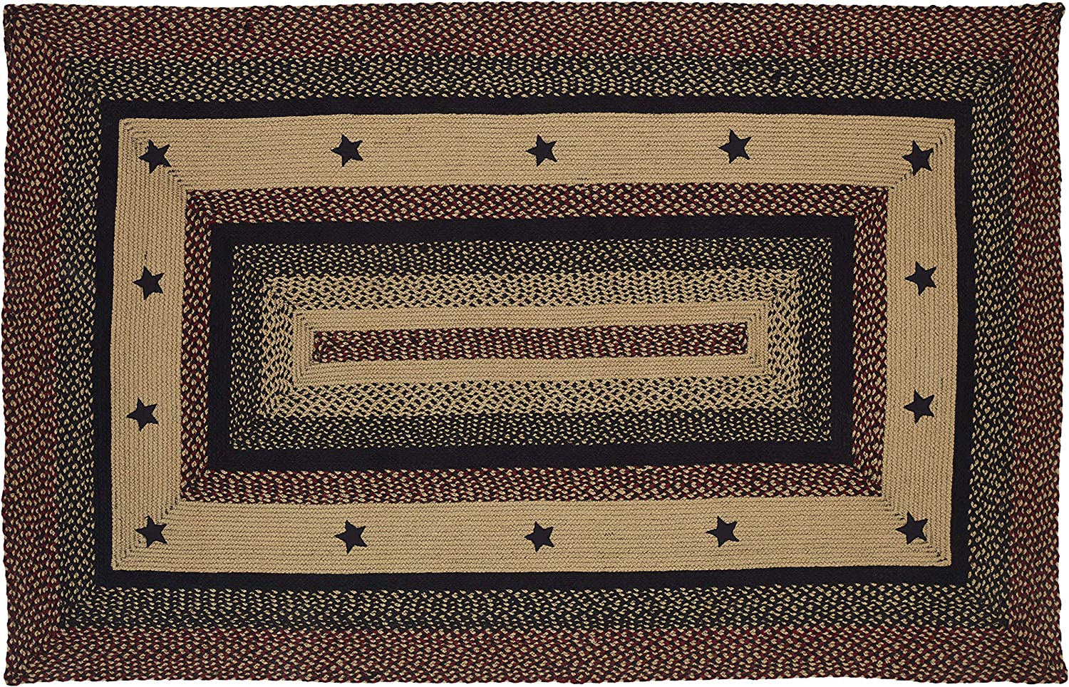  BlackBerry Star Premium Braided Collection Primitive, Rustic