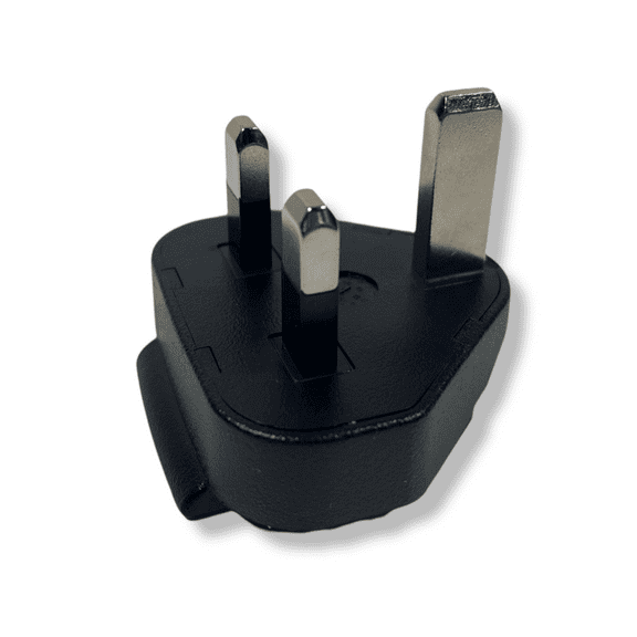 BlackBerry UK Adaptor Charger Plug Clip 3-prong (ASY-03746-001) - Black