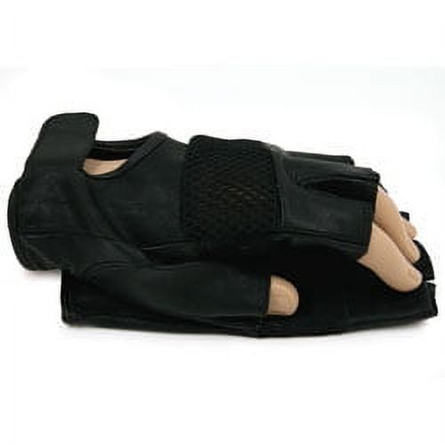 BlackCanyon Outfitters GLOVE PREM GOAT FNGRLESS DRIVER MESH BCK