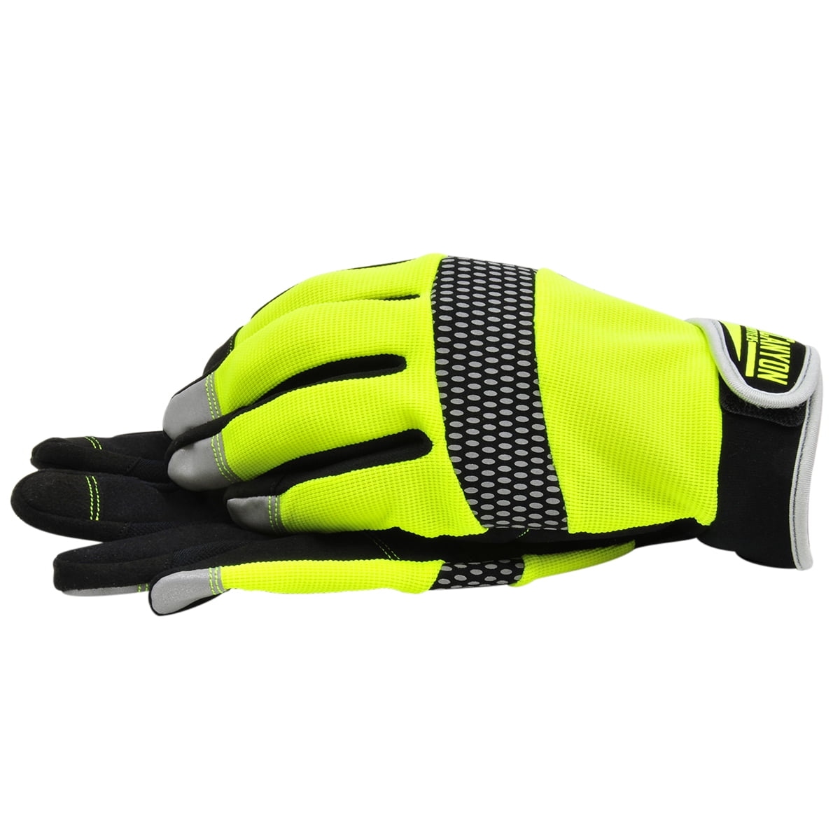 Vgo 3-Pairs High Dexterity Soft Genuine Goat Leather Palm Touchscreen  Construction Maintenance Light Duty Work Gloves (Size L, 3 Colors, GA7673)  