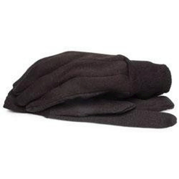 BlackCanyon Outfitters 65590/L PVC Dotted Grip Mens Work Gloves Knit Jersey Gloves with Wrist Cuff Black Large