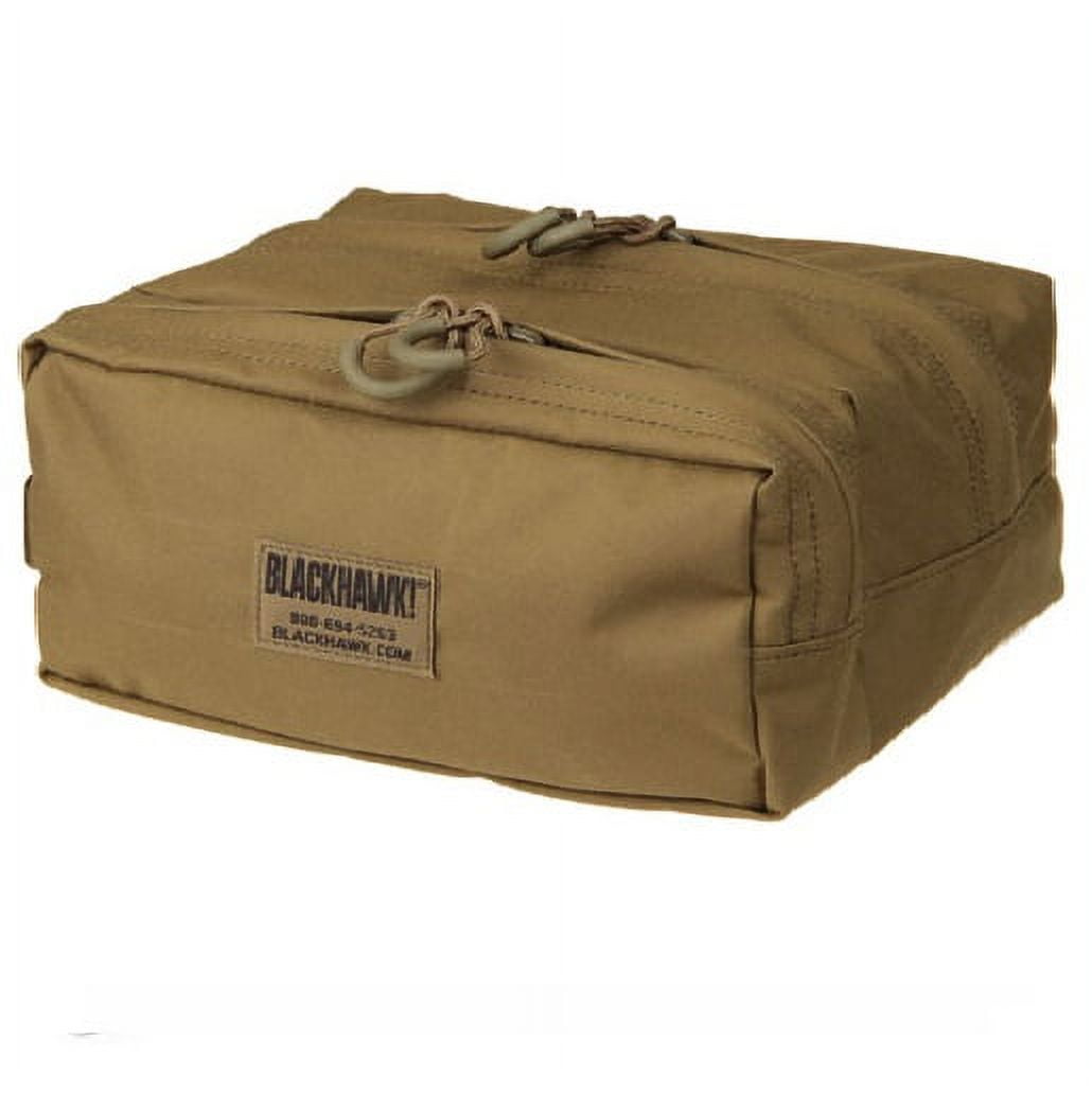BlackHawk 20SK01CT Coyote Tan 500 Denier Ripstop Nylon Travel Shave Kit Bag  