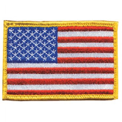 Red and Black American Flag Patch