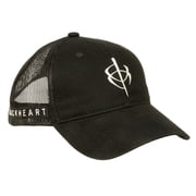 BLACKHEART ARCHERY Mesh Hat, One Size, Black