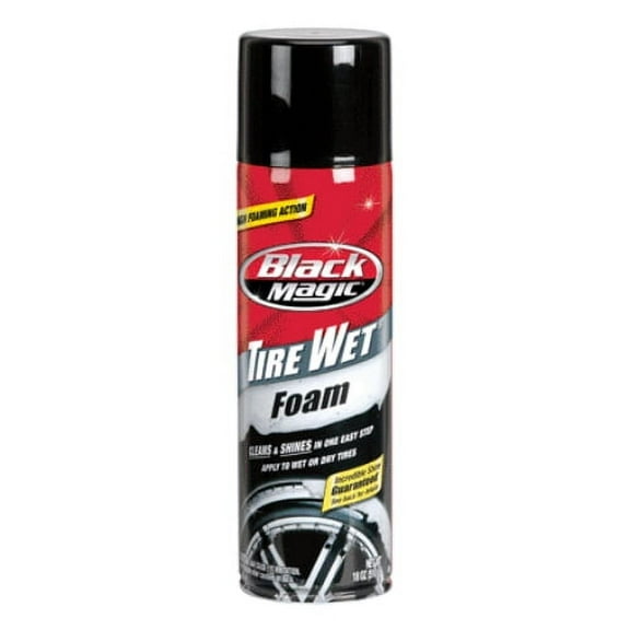 BlackMagic Tire Wet Foam Automotive Cleaners, 18 oz