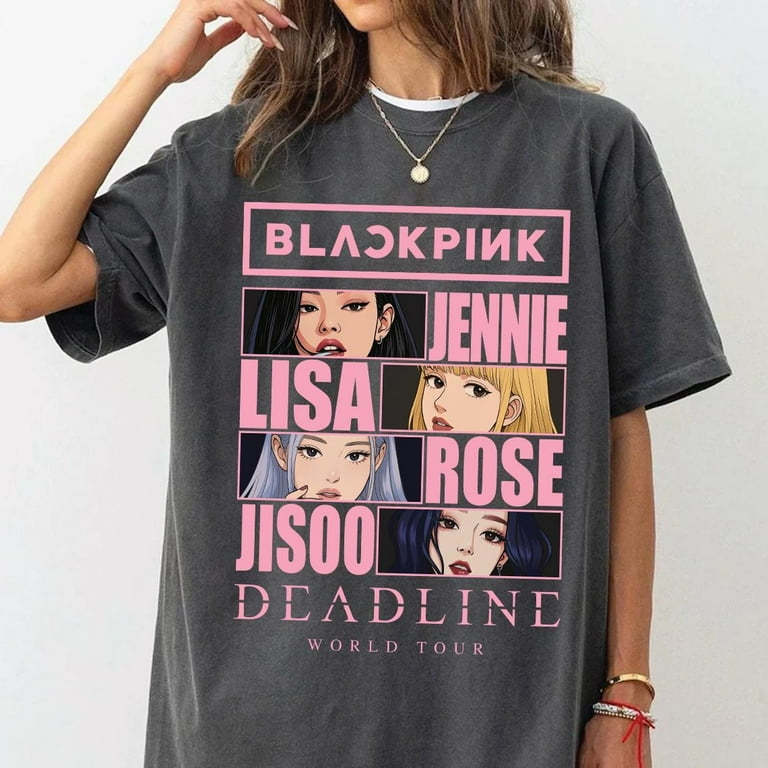 BlackPink Deadline World Tour Shirt, Kpop BlackPink Merch