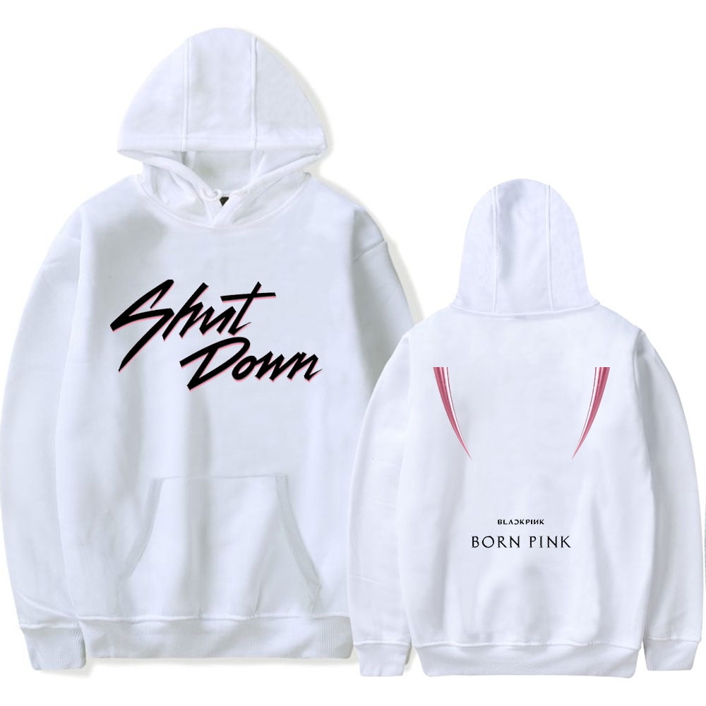 BlackPink Shut Down Merch Hoodies New Logo Women/Men Winter Hooded  Sweatshirt Black Pink LongSleeve - Walmart.com