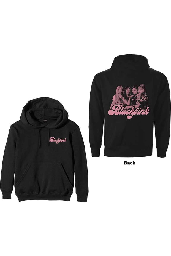 BlackPink Unisex Pullover Hoodie: Photo Back (Back Print) (Large)