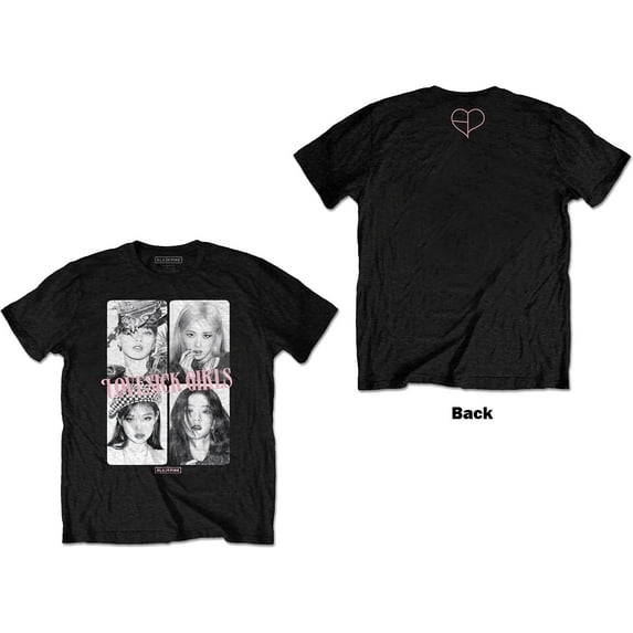 BlackPink Unisex T-Shirt Love Sick (Back Print) (Small)