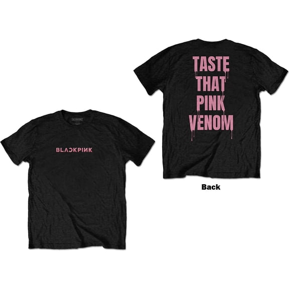 BlackPink Unisex T-Shirt Taste That (Back Print) (Large)