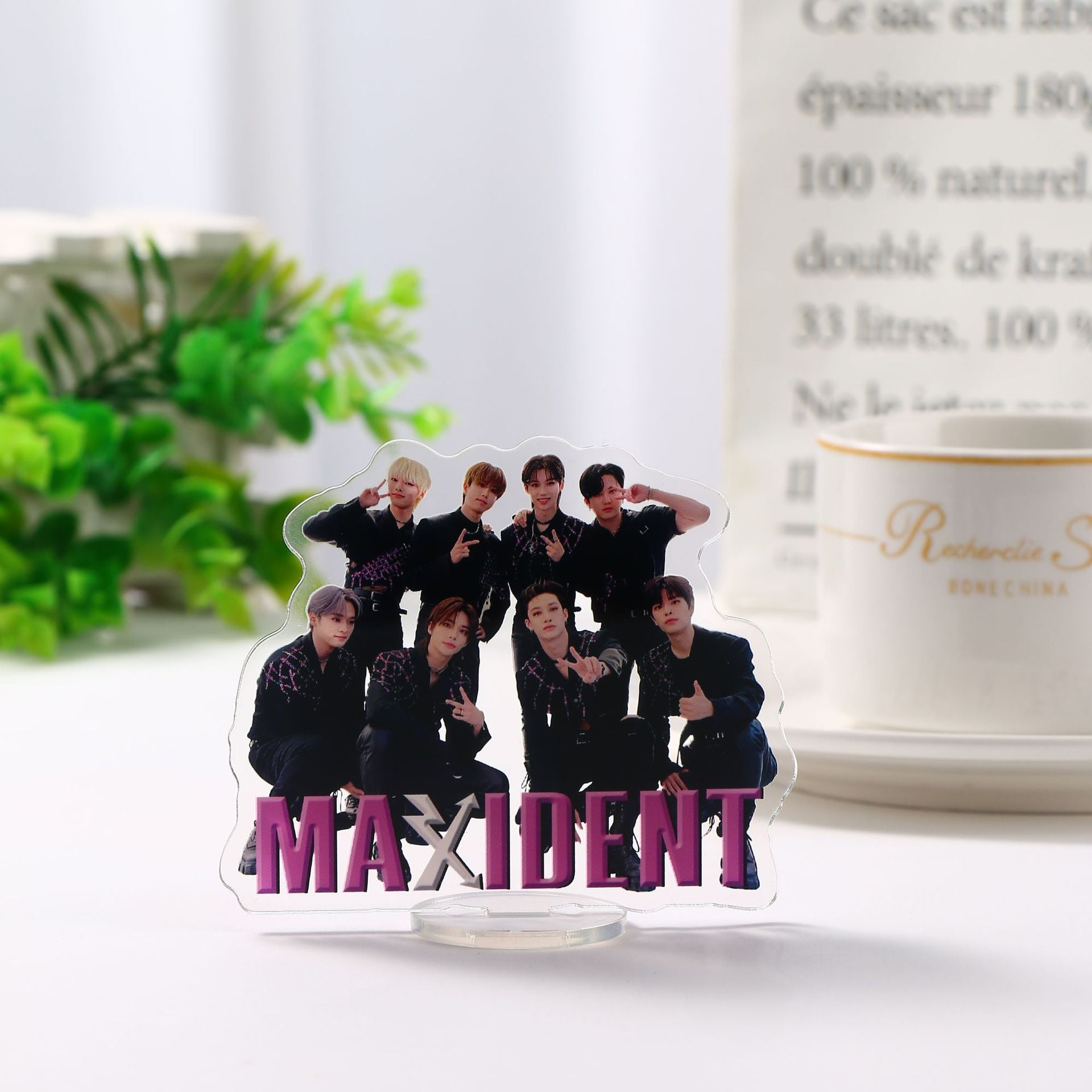 BlackPink en straykids twice ive stand up signs