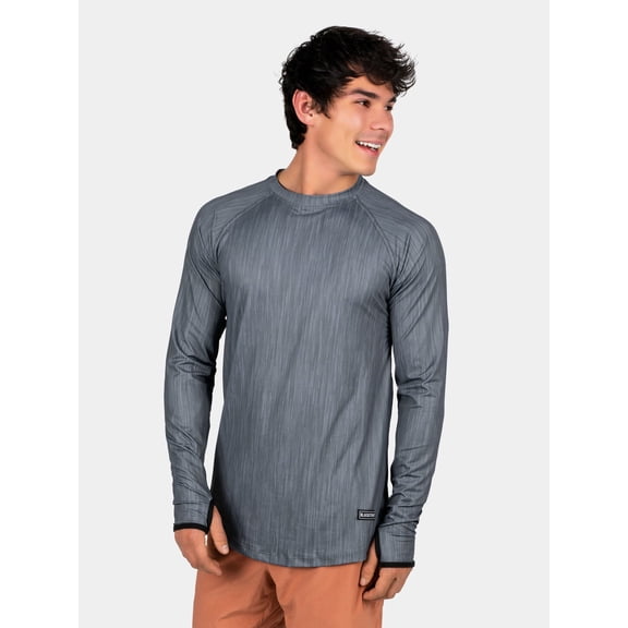 BlackStrap Brackish Crew Top Men's Color: Heather Charcoal, Size: XXL