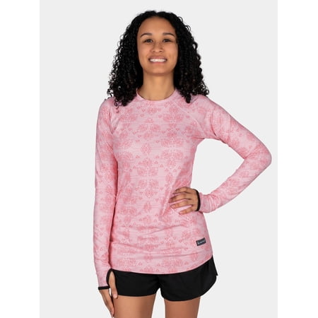BlackStrap Brackish Crew Top Women's Color: Trailhead Coral, Size: L