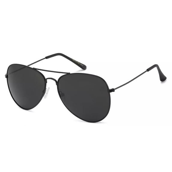 BlackTinted Aviator Sunglasses for Men Women Vintage Sports Metal Gradient