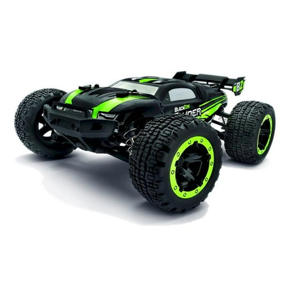 BlackZon BZN540214 Slyder ST Turbo 1- 16 Scale 4WD RTR 2S Brushless Stadium Model Truck, Geen