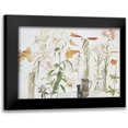 thumbnail image 1 of Blackadder, Elizabeth 18x14 Black Modern Framed Museum Art Print Titled - Lilies and Passion Flower, 1 of 5