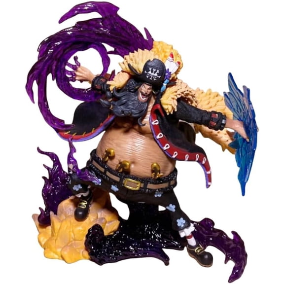 Blackbeard Figure Furious Fighting MarshallDTeach Figurine 26cm/10.2inch PVC Anime Character Statue Model Decoration Ornament Gifts