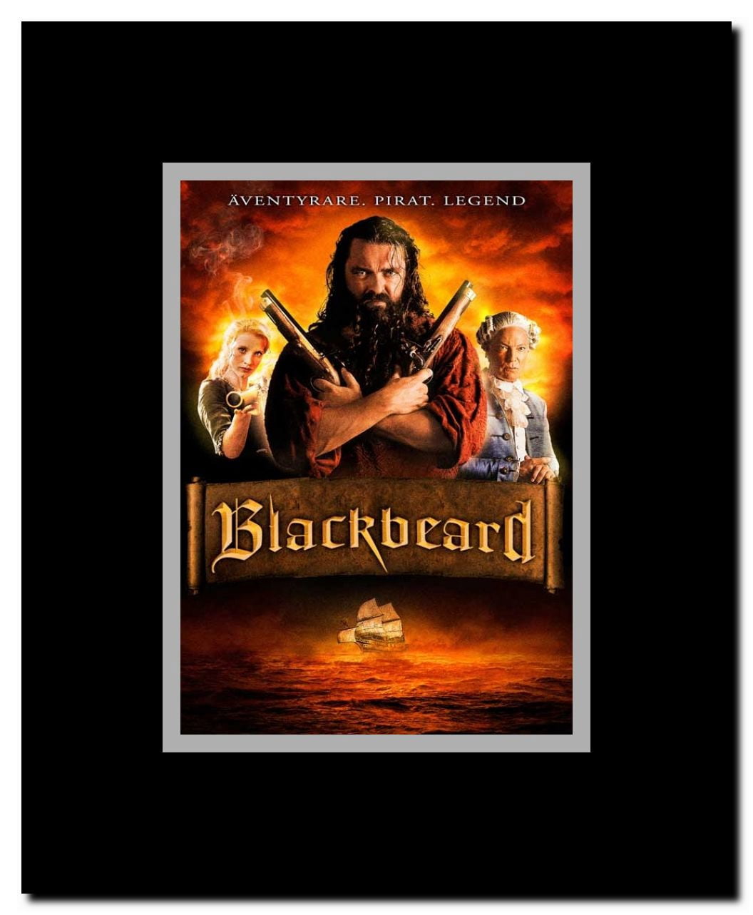 Blackbeard Framed Movie Poster