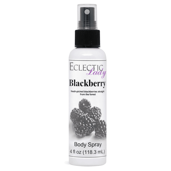 Blackberry Body Spray, Eclectic Lady, Hydrating Mist, Unisex, 4 oz