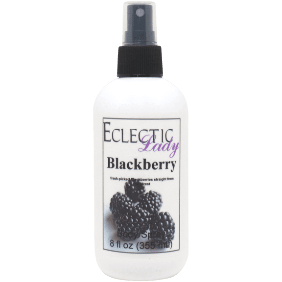 Blackberry Body Spray, Eclectic Lady, Hydrating Mist, Unisex, 8 oz