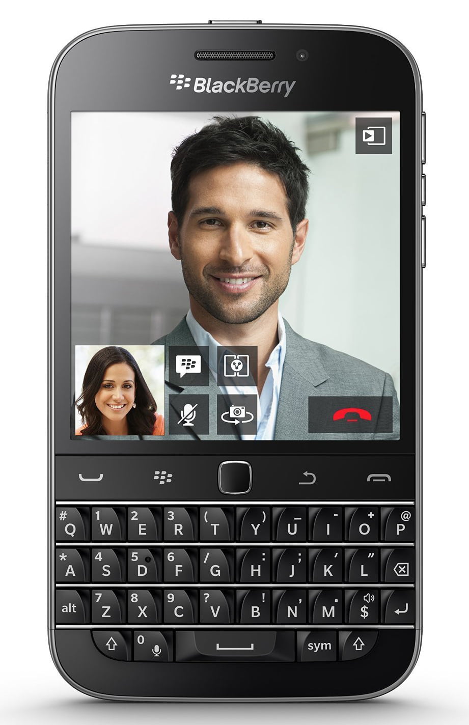 Blackberry Classic SQC100-2 AT&T Unlocked 4G LTE Android Cell Phone - Black