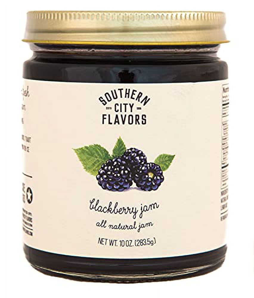 Blackberry Jam, Southern City Flavors, 10 oz. (3 pack)