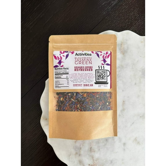 Blackberry Jasmine Green - Loose Leaf Tea - 2oz. - 20 servings