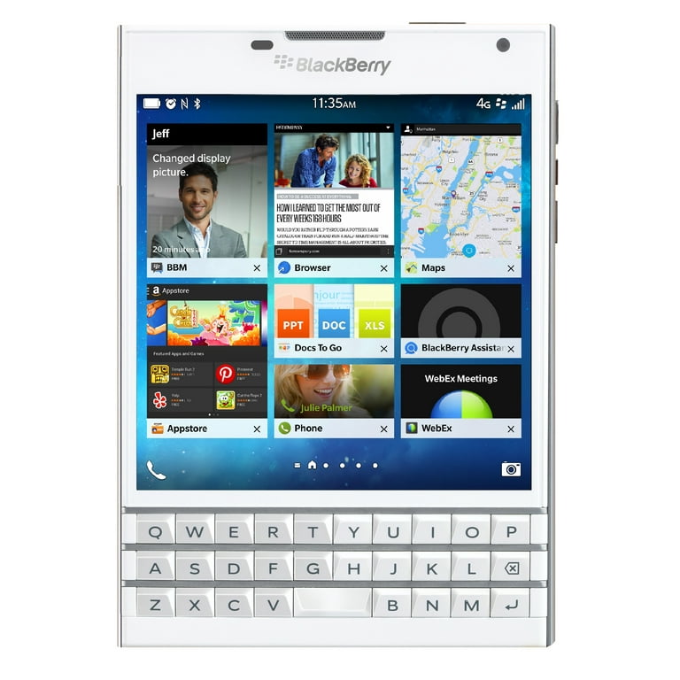 スマートフォン本体 BlackBerry - BLACKBERRY PASSPORT /sqw100-1 Blackberry Passport SQW100-1 Unlocked GSM Phone w/ 3-row