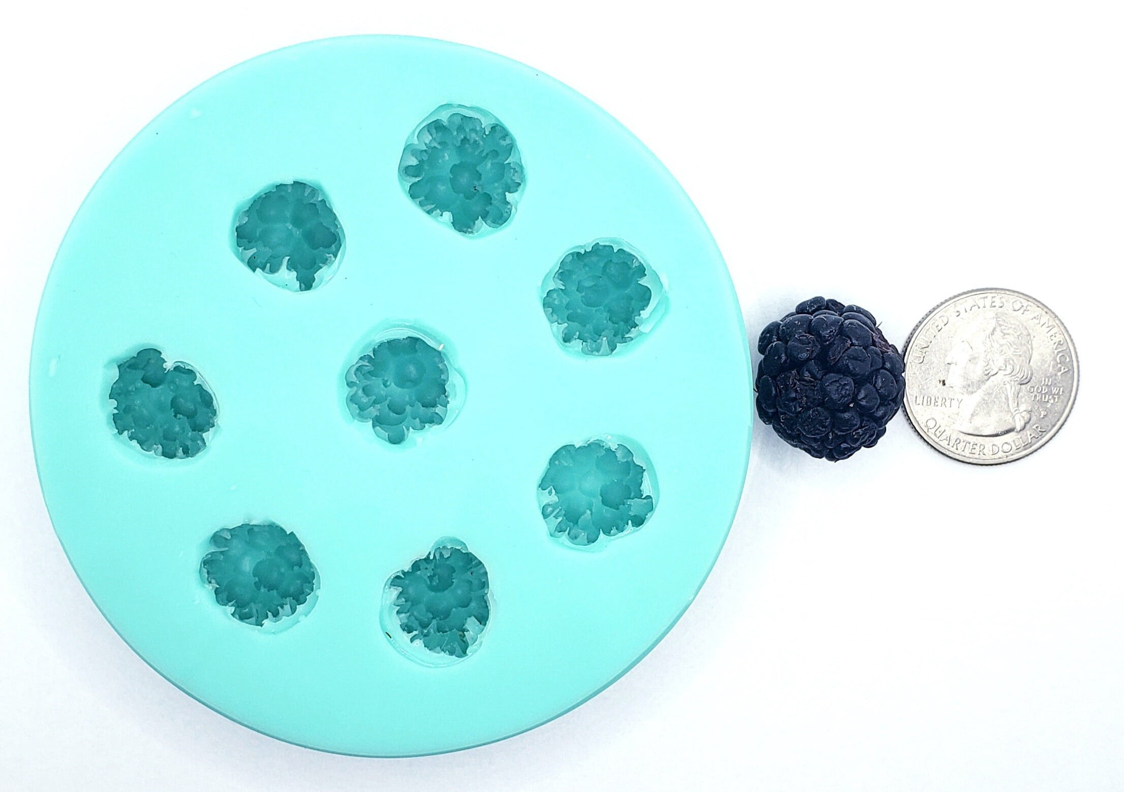 Blackberry Silicone Mold. Realistic Blackberry Silicone Mold for Candle | Wax | Soap | Resin Castings| Not Food Grade