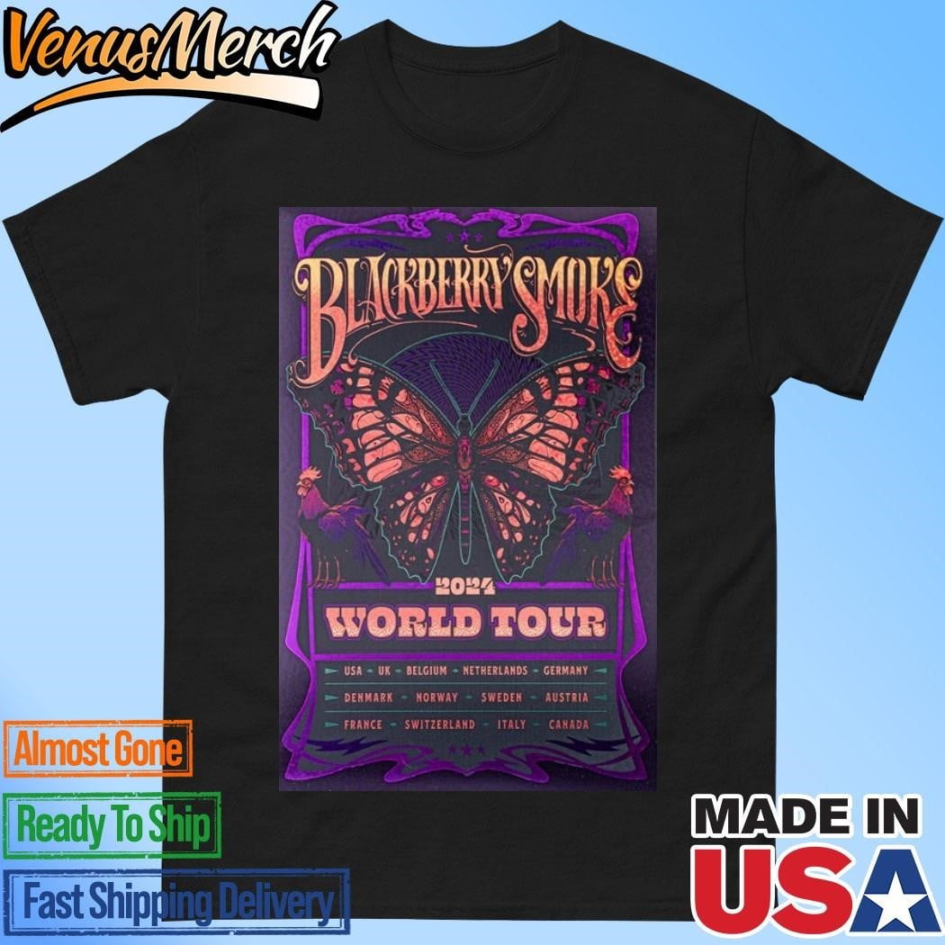 Blackberrysmoke2024worldtourpostershirt