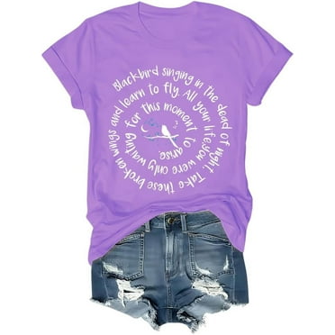 Blackbird Singing in The Dead of Night Shirt, Blackbird Singing in The Dead of Night T-Shirt, Unisex Shirts