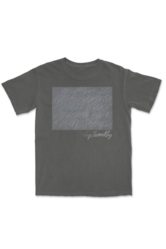 Blackboard Covered in Scribbles by Cy Twombly