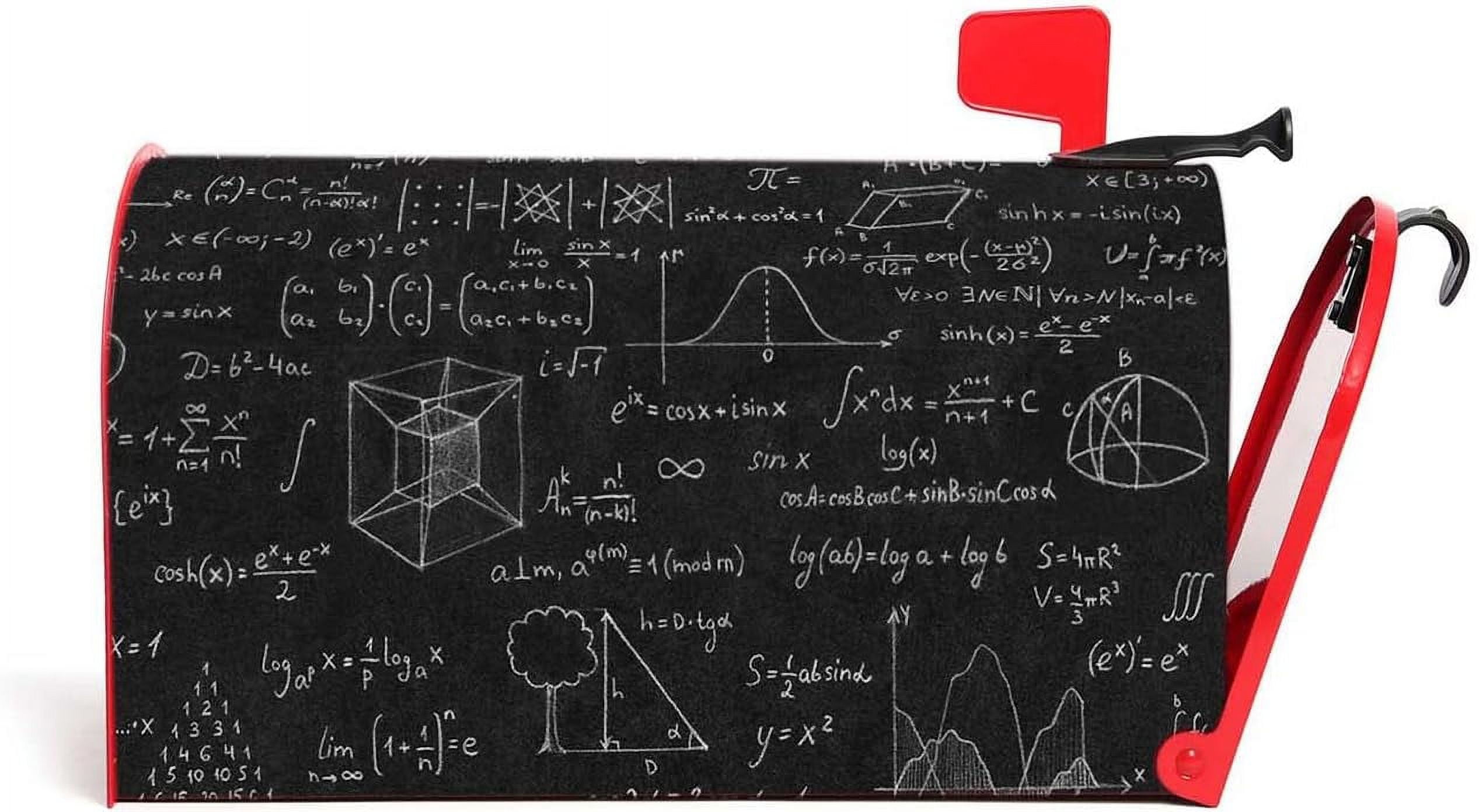Letterboxing Math Blackboard Math Physics Science Magnetic Anti-UV 100% Polyester ...