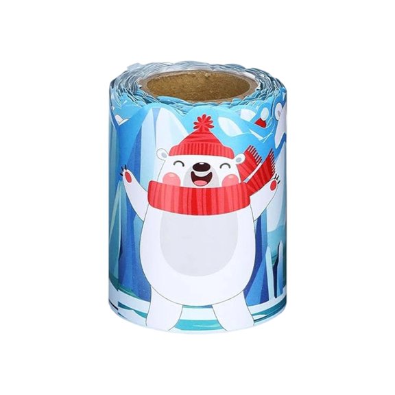 Blackboards Border Sticker Children Safe Paper Materials Easy Application Seasonal Bulletin Boards Sticker 10M Roll