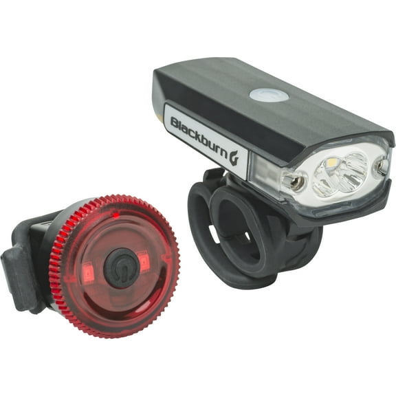 Blackburn 125 Lumen Premium Bike Light Set with Front Headlight and Rear Taillight