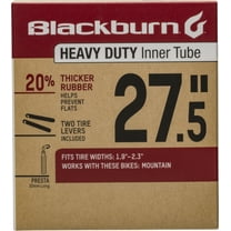 Blackburn 27.5" Heavy Duty Bicycle Inner Tube , Presta Valve, Black