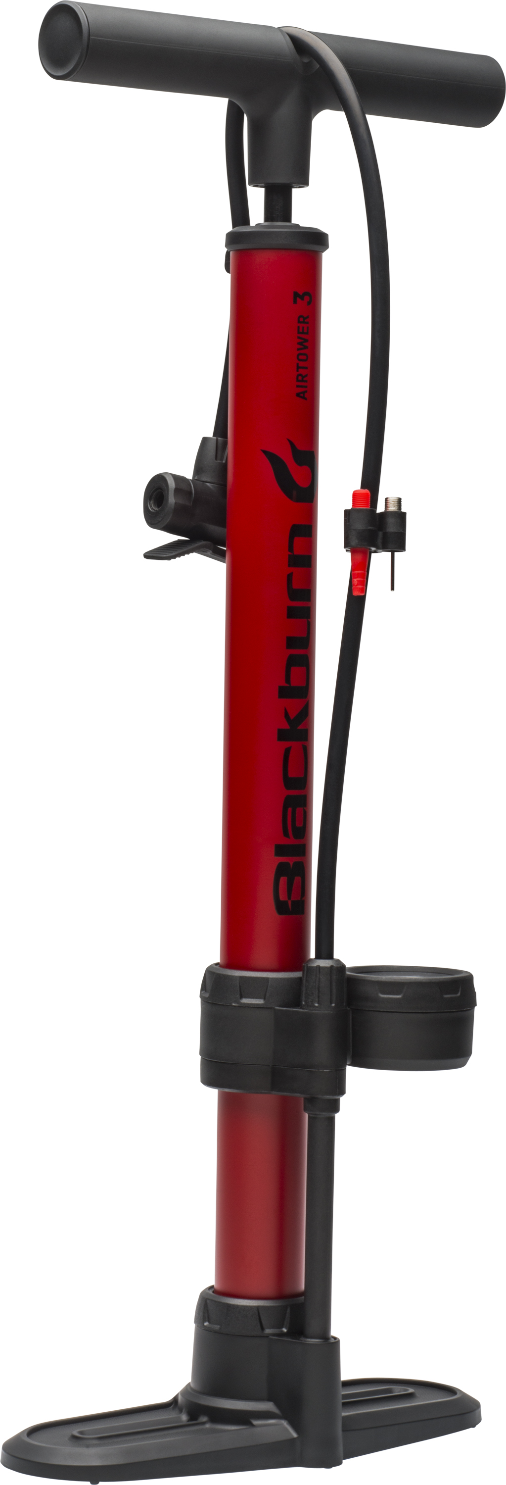 Blackburn Air Tower 3 Bicycle Floor Pump with Gauge — 24" Length
